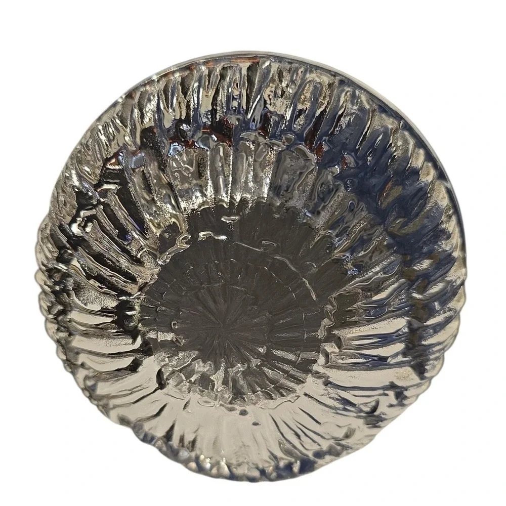 Studio Nova Quartz Table Clock Clear Glass Round Germany Home Decor‎ Accent